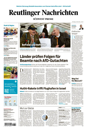 Cover of Reutlinger Nachrichten