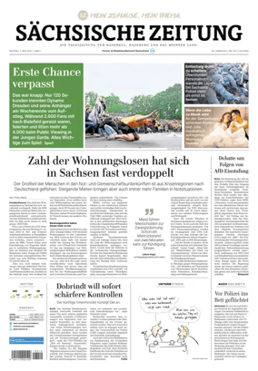 Cover of Sächsische Zeitung  (Dresdner Meißner Land)