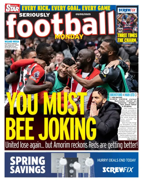 Cover of Irish Daily Star - Fanatic