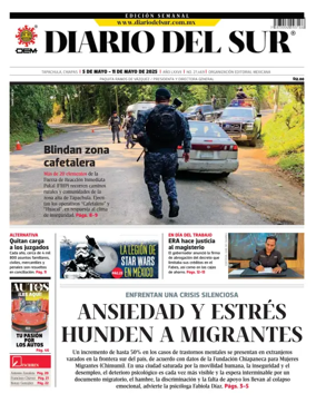 Cover of Diario del Sur