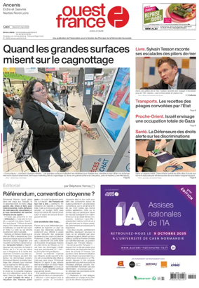 Cover of Ouest France (Ancenis)
