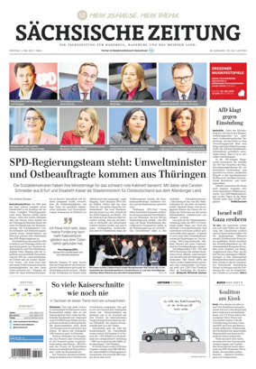 Cover of Sächsische Zeitung  (Dresdner Meißner Land)