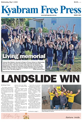 Cover of Kyabram Free Press
