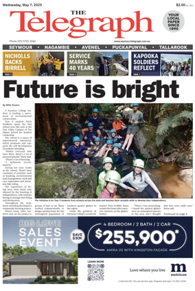 Cover of Seymour Telegraph