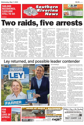 Cover of Southern Riverina news