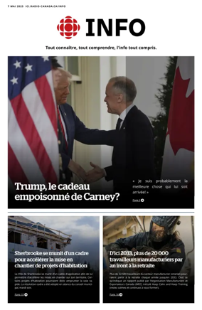 Cover of Radio-Canada Info