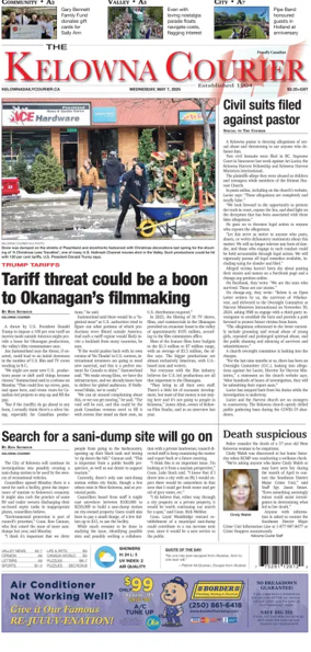 Cover of The Daily Courier