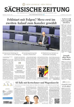 Cover of Sächsische Zeitung  (Dresdner Meißner Land)