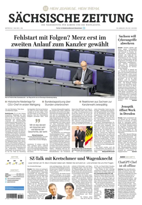 Cover of Sächsische Zeitung  (Kamenz)