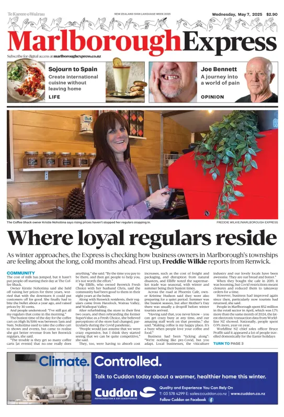 Cover of Marlborough Express