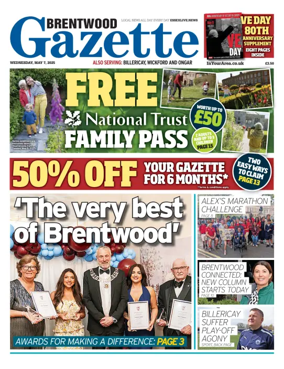 Cover of Brentwood Gazette