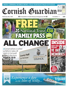 Cover of Cornish Guardian (St. Austell & Fowey)