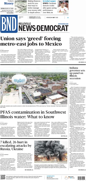 Cover of Belleville News-Democrat
