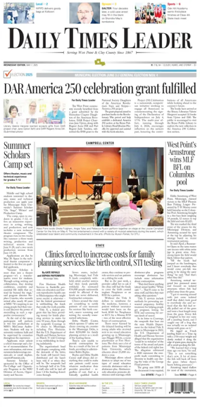 Cover of Daily Times Leader