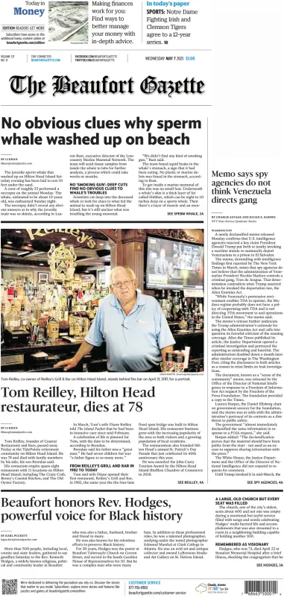 Cover of The Beaufort Gazette