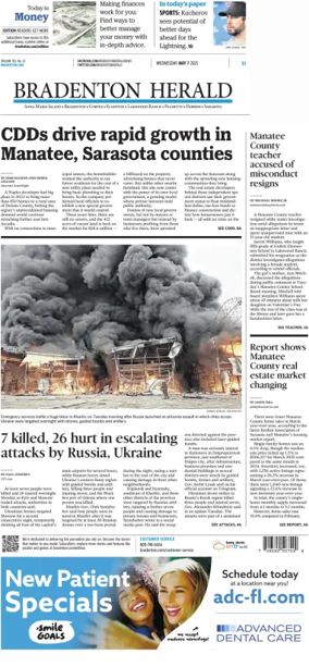 Cover of The Bradenton Herald