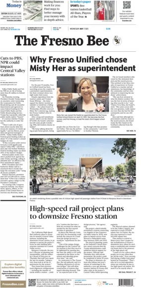 Cover of The Fresno Bee