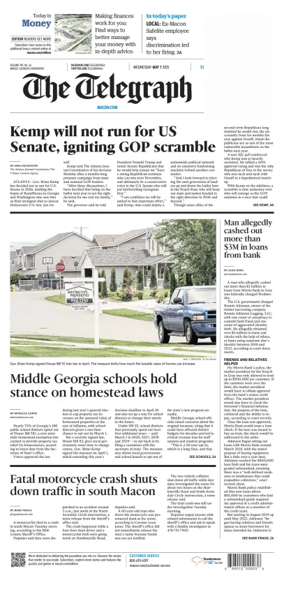 Cover of The Telegraph (Macon)