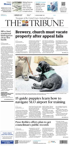 Cover of The Tribune (SLO)