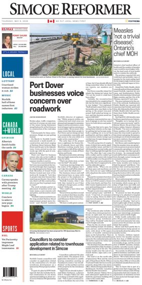 Cover of Simcoe Reformer