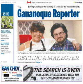 Cover of The Gananoque Reporter