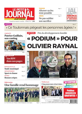 Cover of Le Petit Journal - L'hebdo local de l'Aveyron