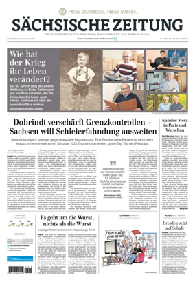 Cover of Sächsische Zeitung  (Dresdner Meißner Land)
