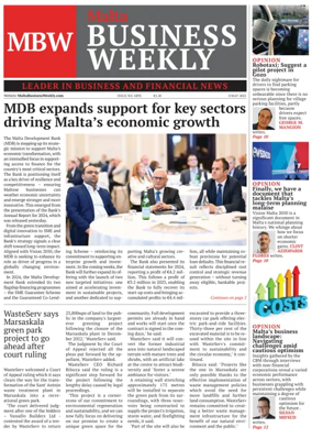 Cover of The Malta Business Weekly