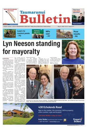 Cover of Taumarunui Bulletin