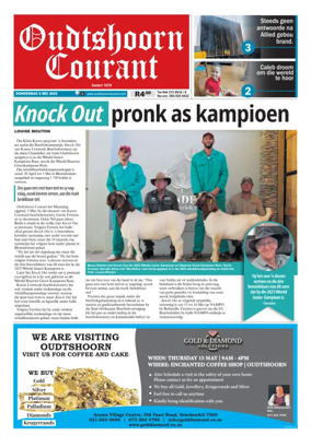 Cover of Oudtshoorn Courant