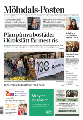 Cover of Mölndals-Posten