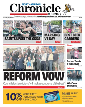 Cover of The Northampton Chronicle and Echo