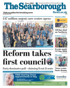 Cover of The Scarborough Evening News