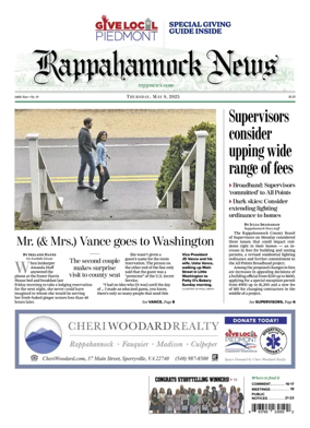 Cover of Rappahannock News