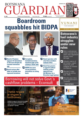 Cover of Botswana Guardian
