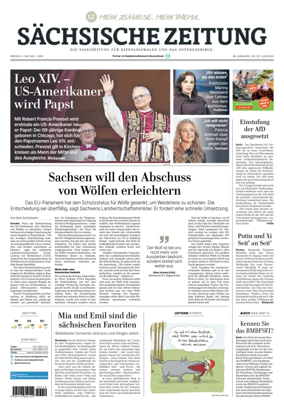 Cover of Sächsische Zeitung  (Dippoldiswalde)