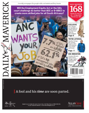 Cover of Daily Maverick