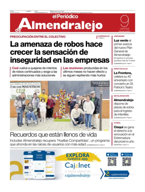 Cover of El Periódico de Almendralejo