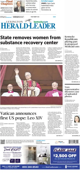 Cover of Lexington Herald-Leader