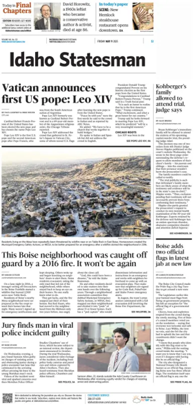 Cover of The Idaho Statesman