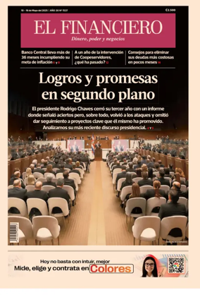 Cover of El Financiero (Costa Rica)