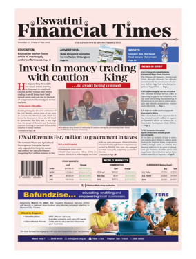 Cover of Eswatini Financial Times