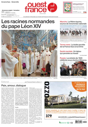 Cover of Ouest France (Avranches)