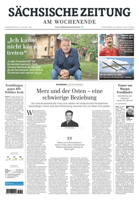 Cover of Sächsische Zeitung  (Dresdner Meißner Land)