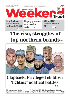 Cover of Weekly Trust