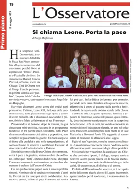 Cover of L'Osservatore