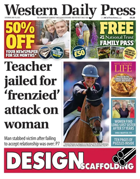 Cover of Western Daily Press (Saturday)