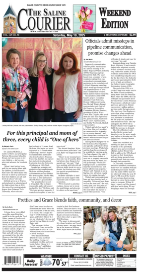 Cover of The Saline Courier Weekend