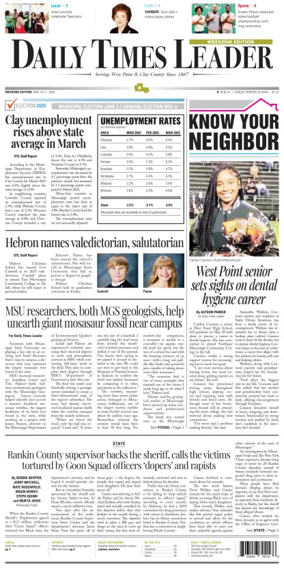 Cover of Daily Times Leader