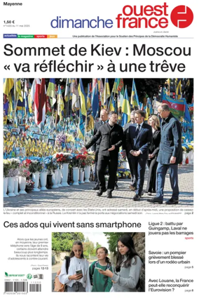 Cover of Dimanche Ouest France (Mayenne)